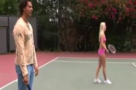 Open Court Threesome With Sativa Rose