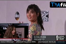 Olivia Munn Sexy Scene  in E! Live From The Red Carpet