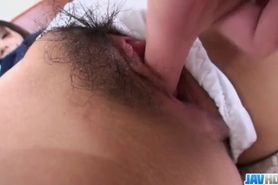 Cock sucking Yukari craves to swallow some jizz