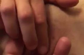 Three fingers in Kims pussy