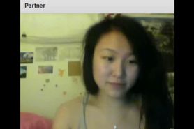 Omegle Cute Asian Twerks and Spreads Holes