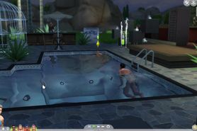 (Sims 4) Pool Day