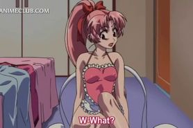 Teen anime maid gets hot boobs and cunt teased