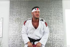 Big Tit Blonde Prefers Hardcore Karate Cock over her Cucked Husband's