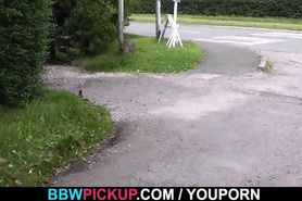 Chubby picked up and fucked