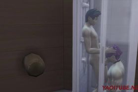 Camp Buddy Yaoi - Natsumi Fucks Yoichi in the Shower