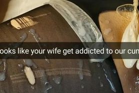 Looks like my wife get addicted and get pregnant by others man cum! [Cuckold. Snapchat]
