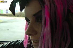 Bitchy Goth Chick Has Real Group Sex