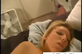 Homemade video of couple fucking the babe giving blowjob