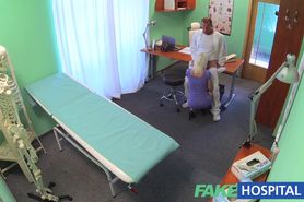 FAKE HOSPITAL - Sexy horny blonde milf wants doctors cum inside her