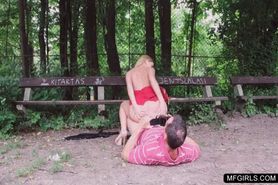 Slutty whore blowjob and facial in street