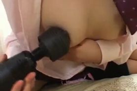Asian Schoolgirl Masturbating part5 - video 1