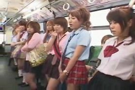 Luckiest guy ever - Japanese Schoolbus - part 1