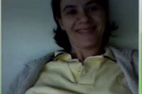 Portuguese Cristina Shoowing tits in webcam