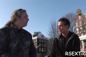 Dude gets amsterdam service - video 9