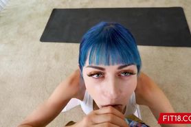 Wild Blue Hair Jewelz Blu With The Perfect Pussy