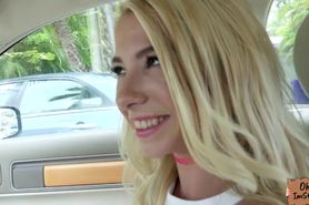 Gorgeous Kenzie Reeves impresses a stranger with a bj