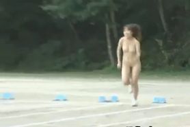 Asian amateur in nude track and field part3 - video 1
