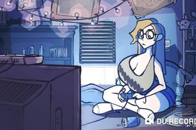 Gamer Girl Breast Expansion 4 Minutes Loop