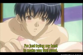 Anime cutie fucked and jizzed on her ass