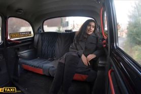 Fake Taxi Asian gets her tights ripped & pussy pounded by Italian cabbie