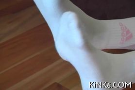 Shaved gash in cool tights - video 13