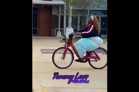 SSBBW On Bicycle (Squidward Thighs)