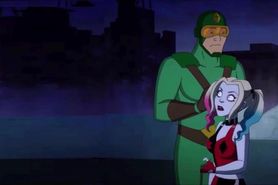 Harley Quinn and Poison Ivy BALLBUSTING KiteMan - FEMDOM balls squeezing, testicles squeezed CARTOON
