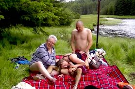 Tgirl Tartan Tarts. Outdoor fucking in Scotland with Essex Girl Lisa and Pauline