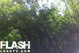 Flash in the forest