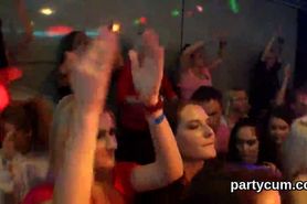 Frisky cuties get completely foolish and nude at hardcore party