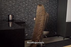 Very long hair