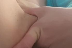 An intimate CLOSE-UP of my wet butterfly pussy's clit-rubbing orgasm - PREVIEW