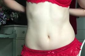 Big Booty Blonde Teen Girl Stripping & Shaking Ass - Snap: Oliviagreenexx