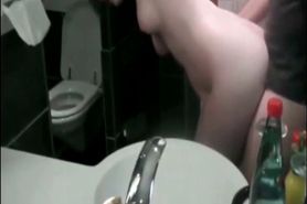 Homemade sex in the bathroom