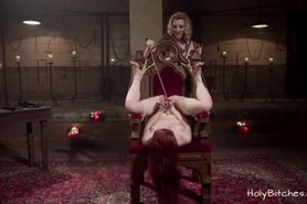Cherry Torn and Violet Monroe in BDSM action