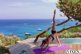VIXEN Flexible Mia Split Fucks her Gymnastics Instructor