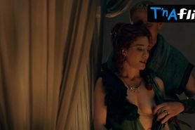 Jaime Murray Breasts Scene  in Spartacus: Gods Of The Arena