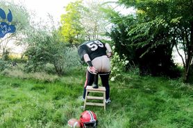 Football-Pup outdoor training session with David of team HungR