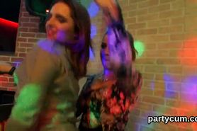 Flirty teens get completely delirious and undressed at hardcore party