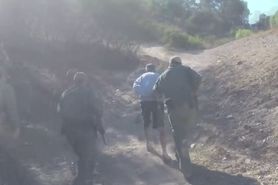 Border patrol search leads to hot sex