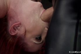 Redhead in back arch bdsm fucked