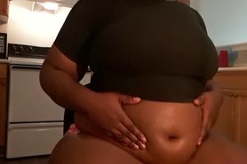 Chubby Teen Belly and Navel Play