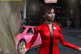 3D illegal street racers porn
