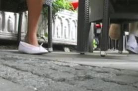 Candid Chinese Shoeplay - Footsie