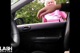 Great Grandmother Gets Flashed!!