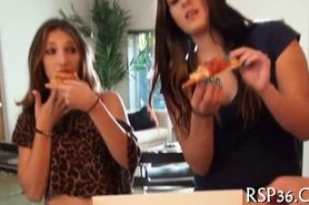 Teen threesome goes bad - video 29