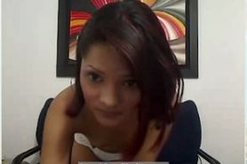 Zamia colombiana dedeandose en webcam