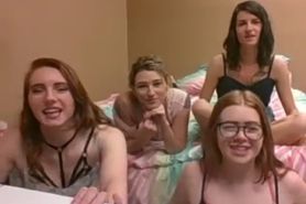 Group of Cam Models Shocked and Laugh at my Tiny Cock. SPH
