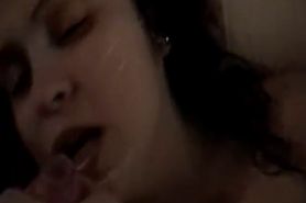 Luciana facial cumshots and cum swallow